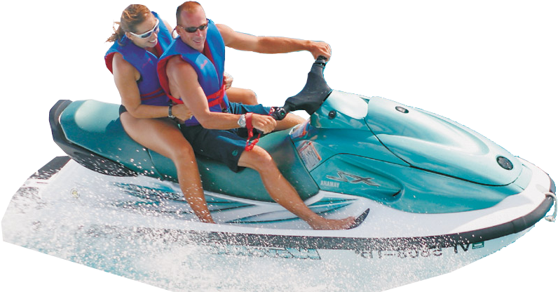 Jet Ski Background Png - Jet Ski Riding Png (829x447), Png Download