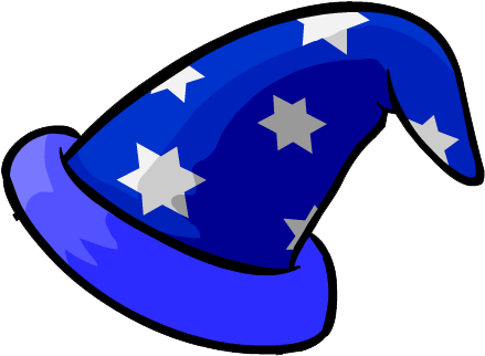 Wizard - Cartoon Wizard Hat Png (458x335), Png Download