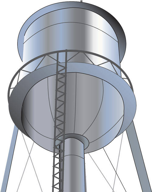 Torre De Agua Png (868x630), Png Download