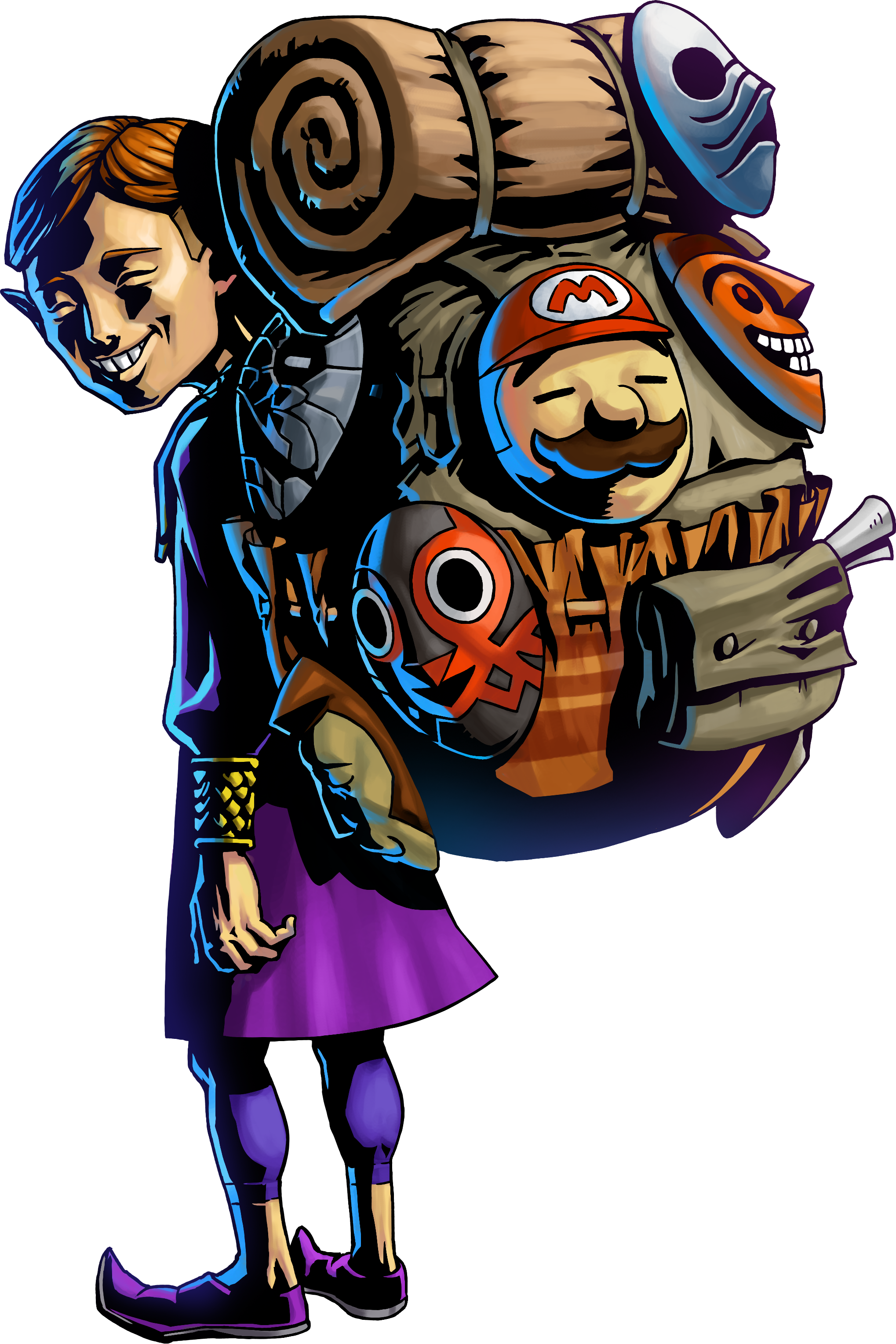 Majora's Mask Happy Mask Salesman (1200x1800), Png Download