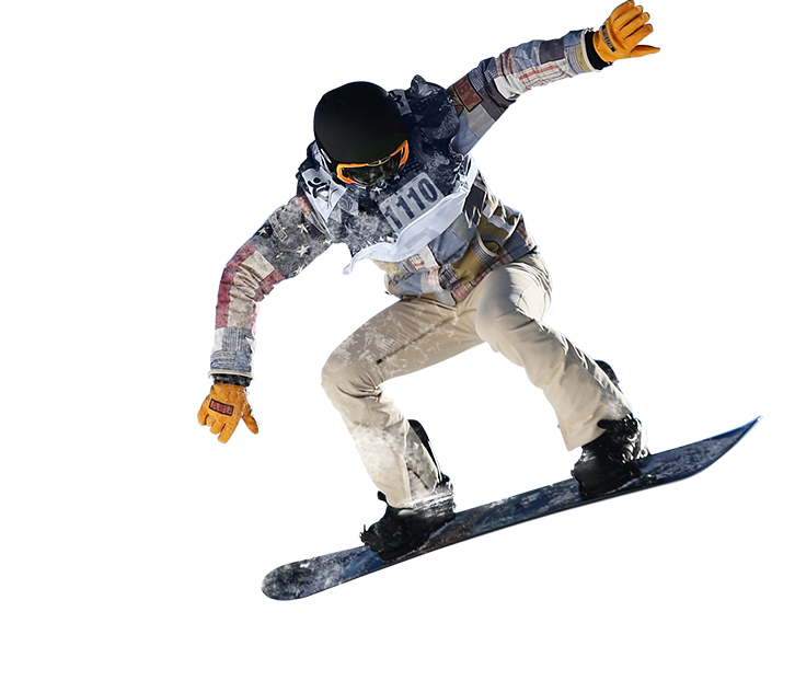Ski And Snowboard Shop - Snowboarder Png (726x622), Png Download