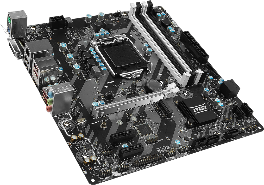 B250m Bazooka 3d1 - Msi B250m Bazooka (1200x870), Png Download