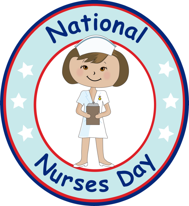 Information And Clip Art For National Nurses Day - National Nurses Day 2018 (640x696), Png Download