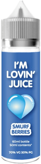 Im Lovin Juice Smurf Berries Eliquid - Electronic Cigarette Aerosol And Liquid (834x834), Png Download