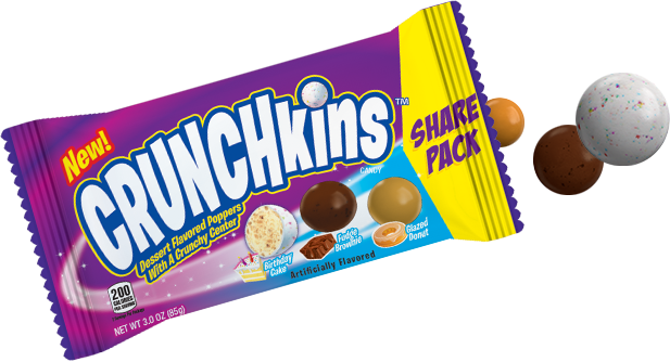 Crunchkins Are Candy Poppers That Come In Three Flavors, - Bazooka Matchems Gummies Candy (617x334), Png Download
