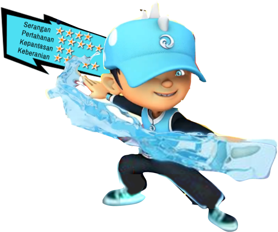 Boboiboy Water - Fang Boboiboy (941x803), Png Download