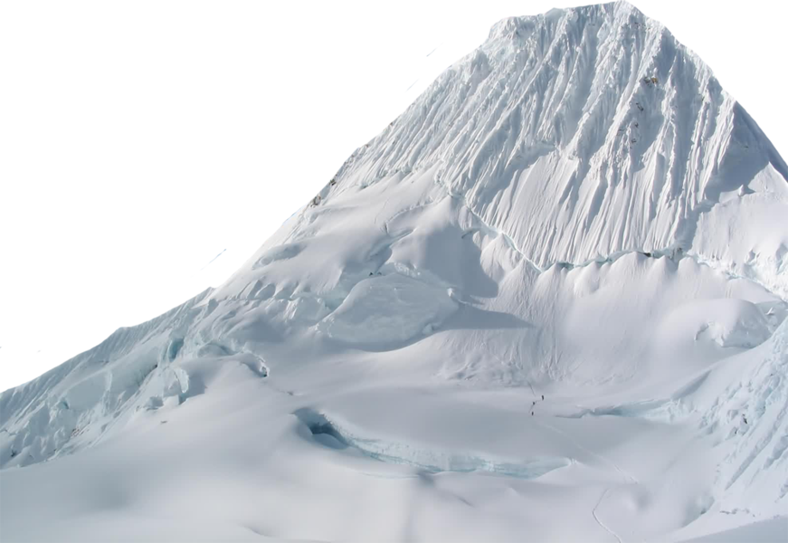 Snow Mountain - Alpamayo (871x600), Png Download