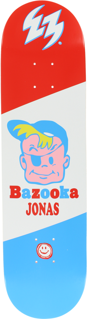 Wray Bros Jonas Wray Bazooka Deck - Wraybros Skatebaords Bazooka Jonas 8" X 32" Complete (1024x1024), Png Download