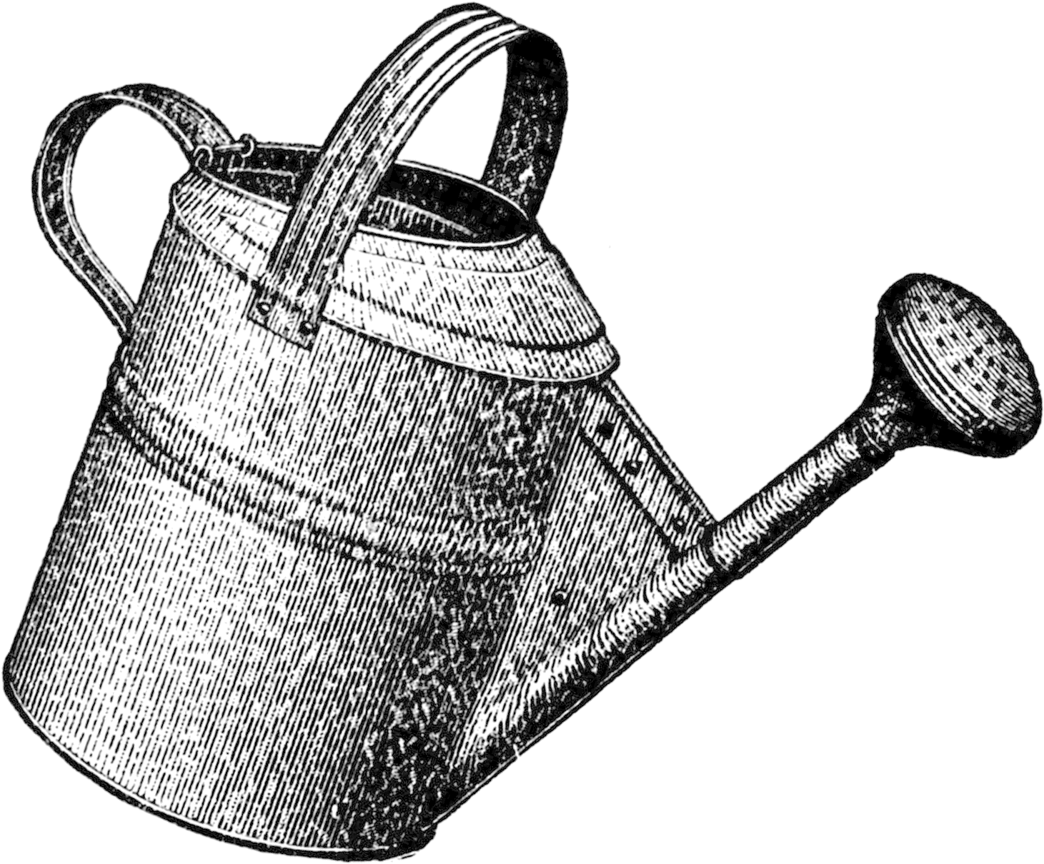 Watering Can - Allposters.co.uk Mug: I Love My Garden Mug, 9x8cm. (1467x1214), Png Download