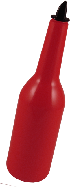 Flair Bottles - Blank 750ml - Red - Flair Bottle Png (300x658), Png Download