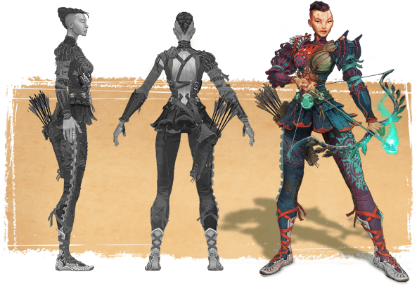Flair Concept - Fable Legends Character Concept Art (600x428), Png Download