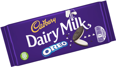 Cadbury Dairy Milk Oreo - Dairy Milk Fruit And Nut Price (600x294), Png Download