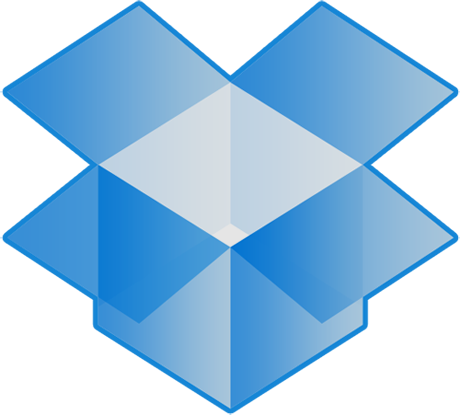 Open Blue Box Logo - Dropbox Folder (460x415), Png Download