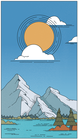 Snowy Mountains (600x600), Png Download