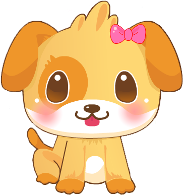 Picture Library Stock Cachorro Anime Pinterest Clip - Imagens De Cachorro Kawaii (412x445), Png Download