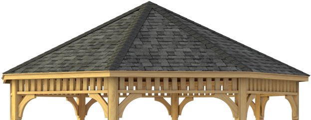 Normal Thumbnail - Wooden Roof Png (651x321), Png Download