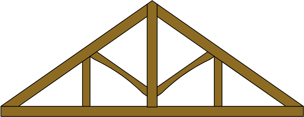 Trusses Exposed Decorative Designs - Trusses Beam (1024x517), Png Download