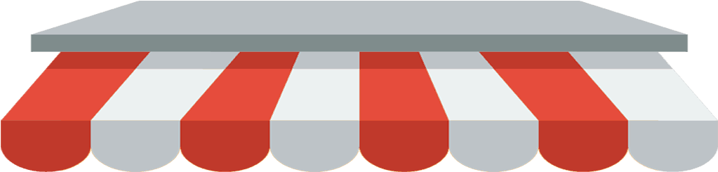 Shop-roof - Freckle (1024x251), Png Download