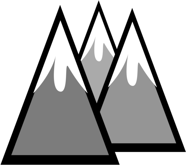 Snow Mountain Computer Icons Cap Drawing - Mountain Clip Art (750x750), Png Download