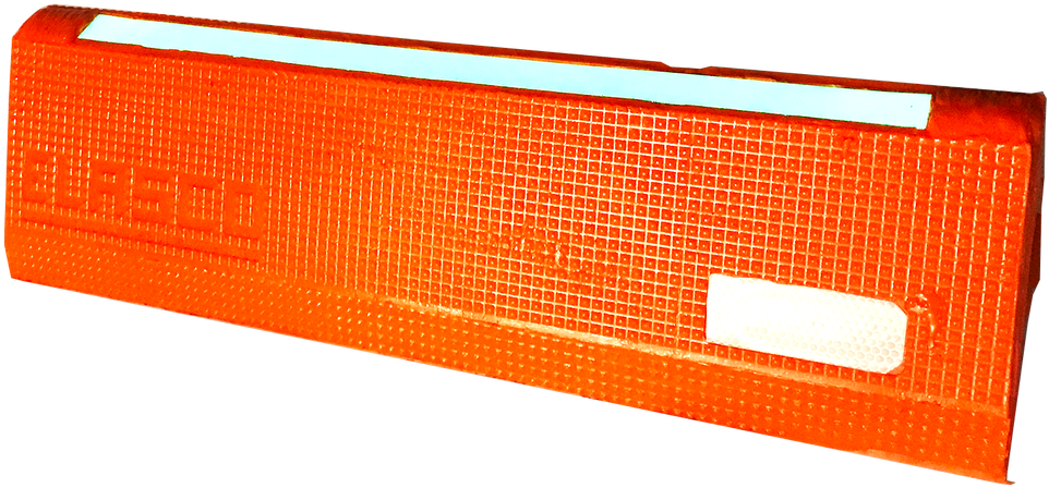 Elasco® Aircraft Chock With Glow And Reflectors, Orange - Glow (1280x786), Png Download