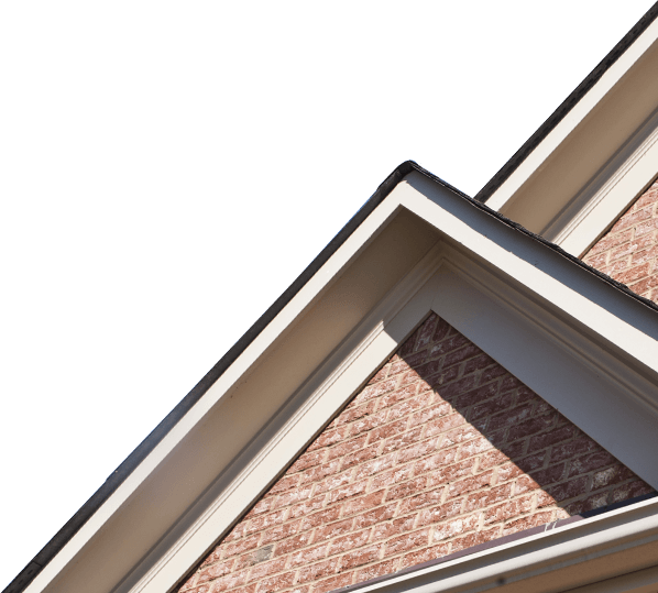 Building Roof Triangle Brick - Brick (598x539), Png Download