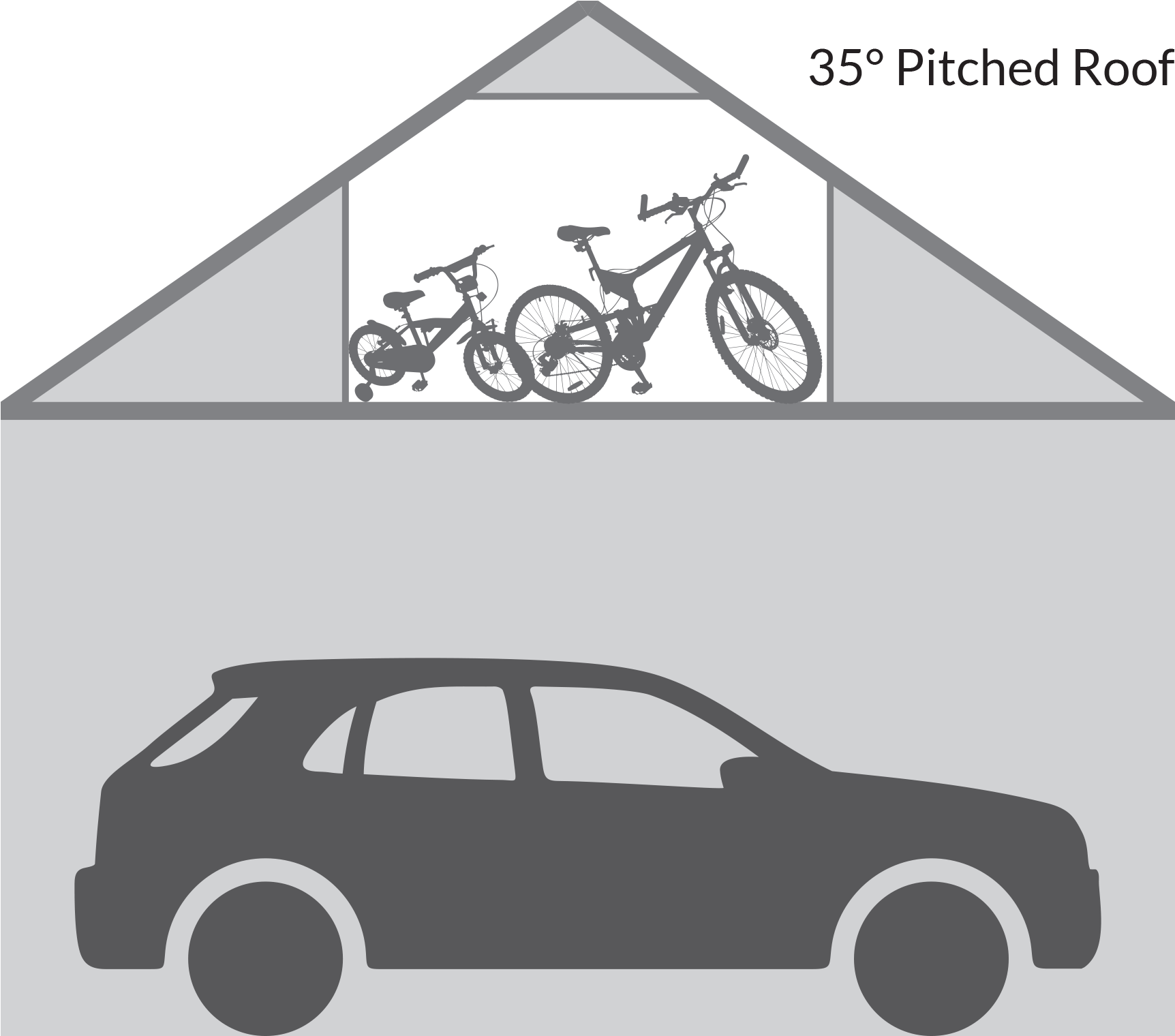 35 Pitched Roof - Sport Utility Vehicle (2048x1536), Png Download