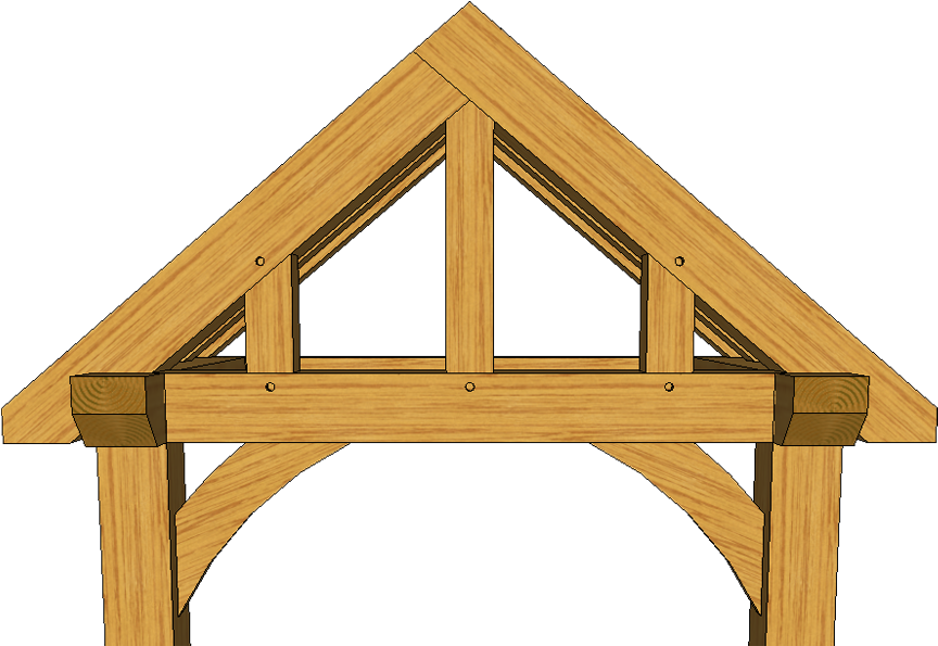 Gable Roof Design - Plywood (885x614), Png Download