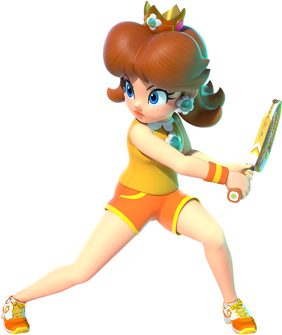 Tennisaces No Glow - Tennis Aces Thicc Daisy Tennis (578x694), Png Download