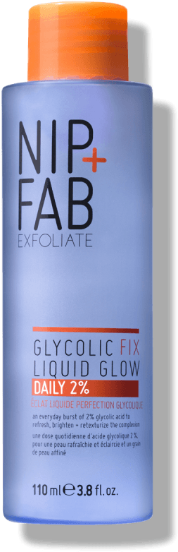 Glycolic Fix Liquid Glow Daily 2% - Nip + Fab Glycolic Fix Serum 30ml (1000x1000), Png Download
