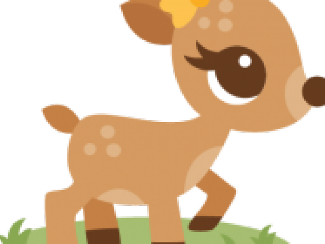 Banner Free Library X Carwad Net - Baby Deer Clipart (640x480), Png Download