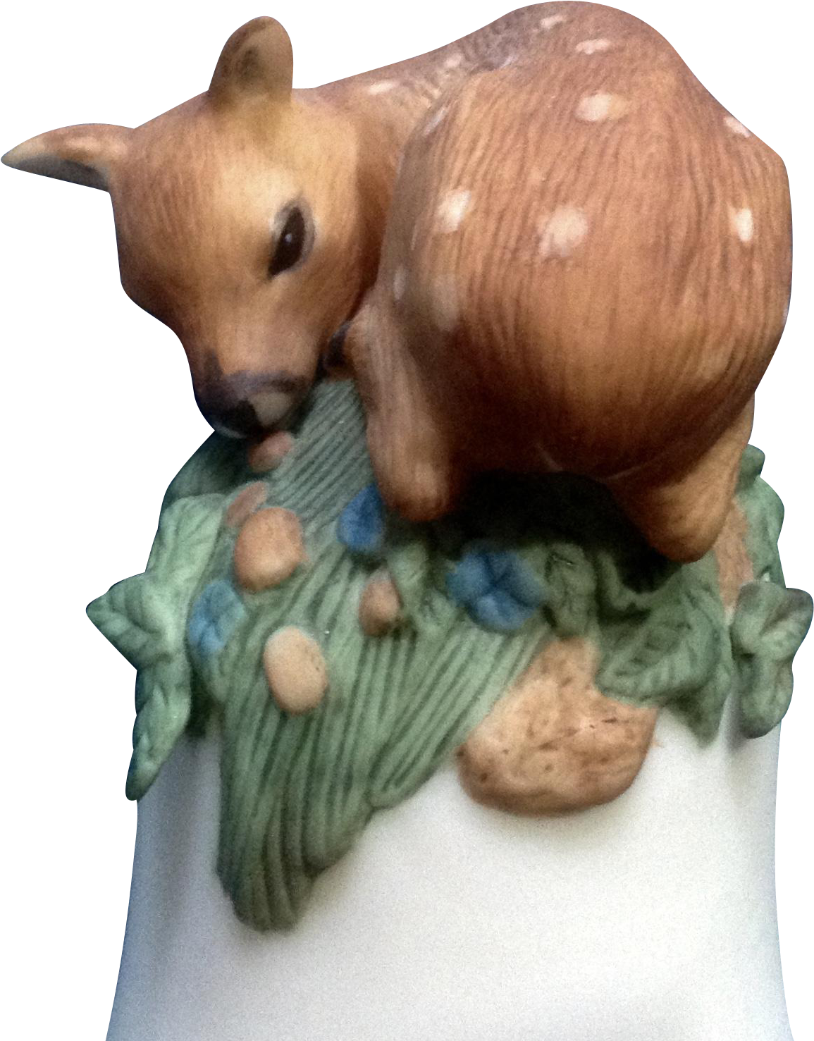 Vintage Franklin Mint, The Baby Deer Bell 1983 Peter - Transparent Fawn Vintage (1476x1476), Png Download