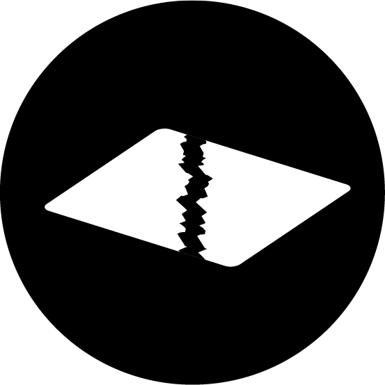 Paper Shade And Frangibility - Team Viewer Icon Monocrome (553x554), Png Download