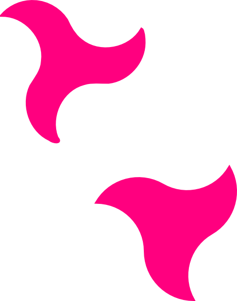 Pink Ninja Stars (468x595), Png Download
