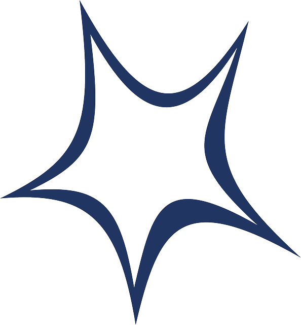 Ninja Star Clipart At Getdrawings - Star Stylized (594x640), Png Download