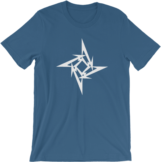 Cool Ninja Star Short Sleeve Unisex T Shirt - Alita Battle Angel Shirt (600x600), Png Download