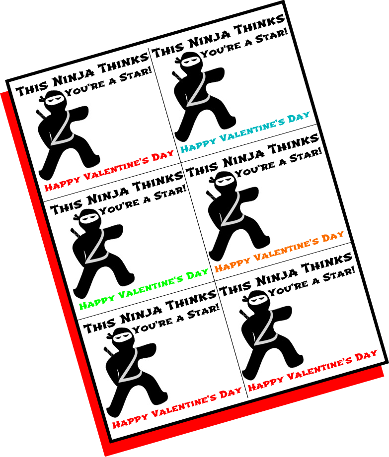 Ninja Valentine Icon - Ninja Star Valentine (783x921), Png Download