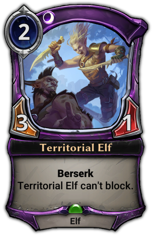 Territorial Elf - Eternal Card Game Ashara (529x801), Png Download