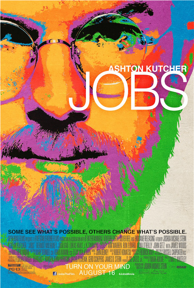 The Steve Jobs Movie Starring Ashton Kutcher Is Now - Jobs Steve Jobs Movie Poster 11x17 Mini Poster (1000x1000), Png Download
