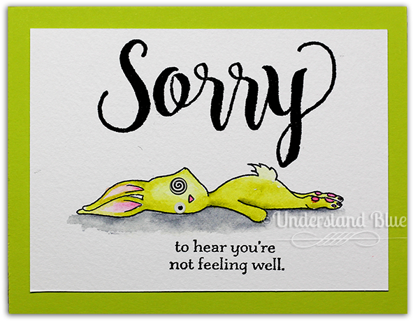 Sorry For Everything With Blah Bunny By Understand - Belated Birthday Card (650x506), Png Download