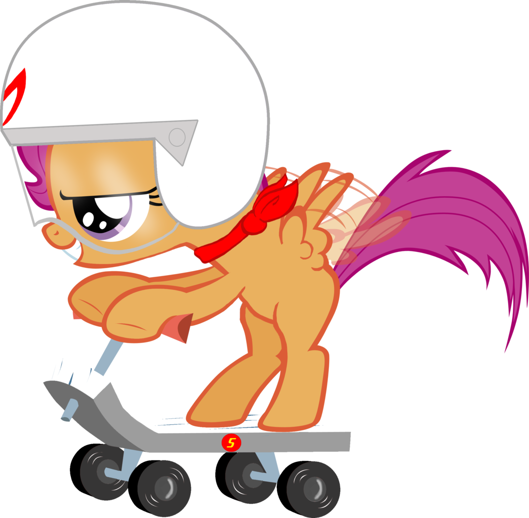 Smashingsaturnine, Safe, Scootaloo, Speed Racer - Horse (1045x1024), Png Download