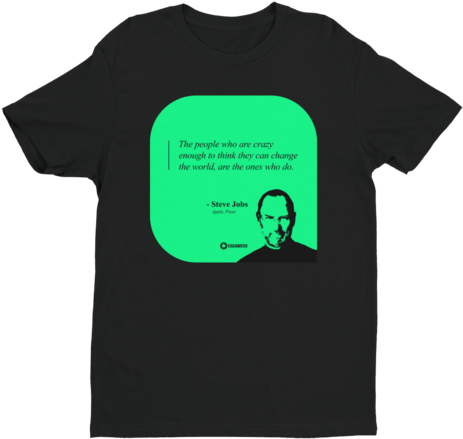 Steve Jobs "the Ones Who Change The World - Eric Thomas Shirts (480x480), Png Download