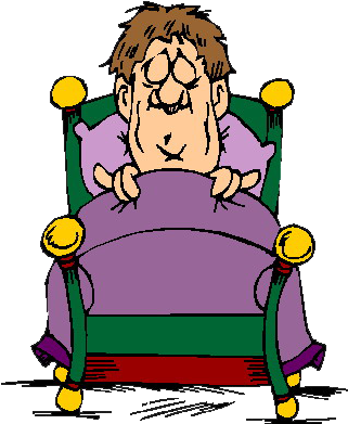 Old Lady Sleeping - Cartoon Dream (323x400), Png Download
