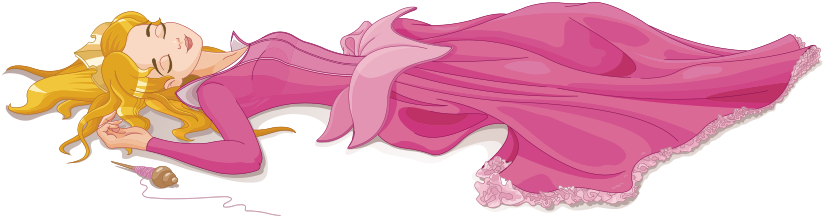 Clip Black And White Stock Had It Easy Bellame Inc - Sleeping Beauty Sleeping Png (827x219), Png Download