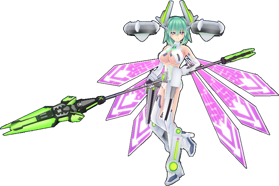 Fake Green Heart - Neptunia Fake Green Heart (969x644), Png Download