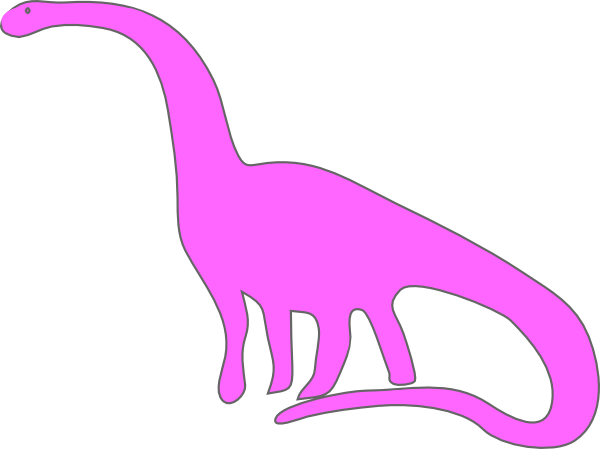 Image Freeuse Dinosaur Clip Art At Clker Com Vector - Pink Dinosaur Clipart (600x449), Png Download
