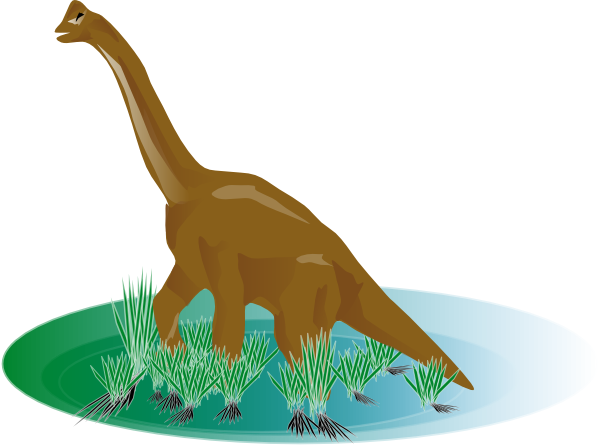 Dinosaur Clip Art (600x446), Png Download