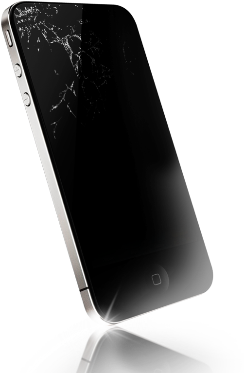 Image - Iphone Broken Screen Png (585x800), Png Download