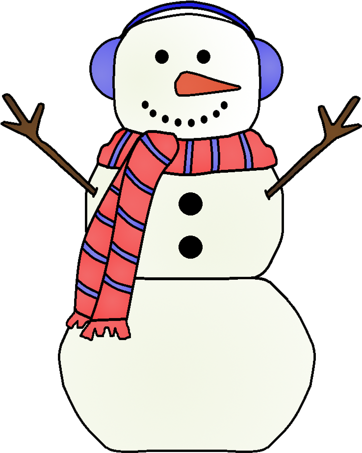 Graphics By Ruth Snowmen - Clip Art Snowman (775x943), Png Download
