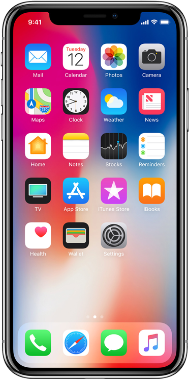 Cracked Screen Replacement - Tech21 Pure Cover For Iphone X - Clear (750x750), Png Download