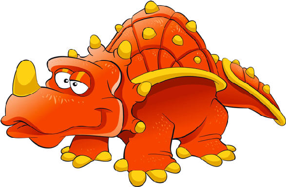 Dinosaur Cute Cartoon Animal Clip Art Images - Cartoon Dinosaurs Transparent Back Ground (600x600), Png Download